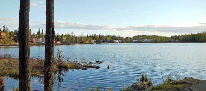 Fishing Anchorage's DeLong Lake