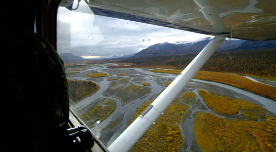 Flyby on Noatak River, Alaska