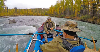 Float hunting with Michael Strahan, Alaska