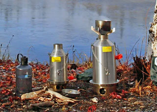 Kelly Kettle wood-fired backpack stove