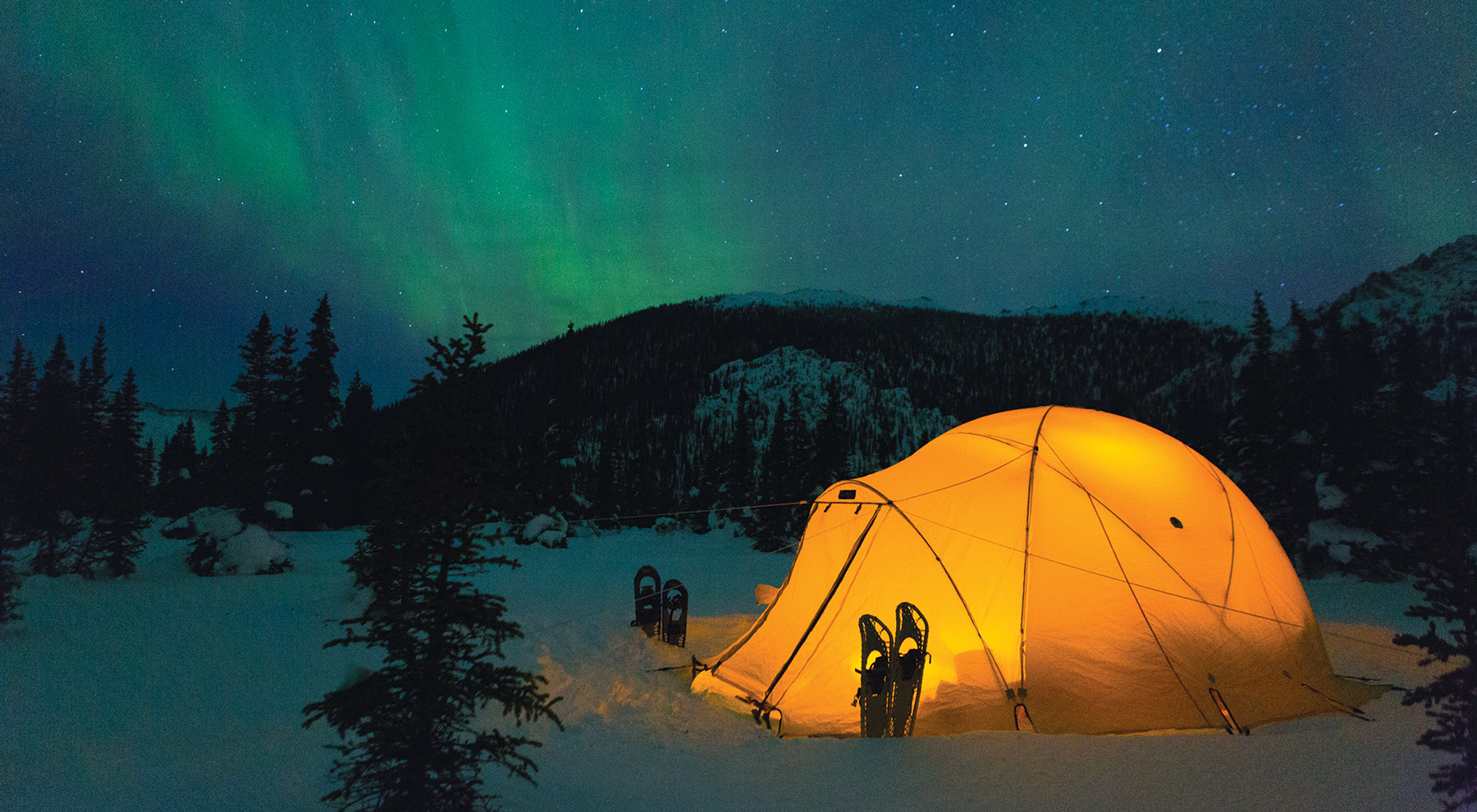 The Arctic Oven tents really shine in winter conditions.