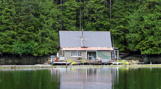 float house on Prince of Wales Island, Alaska