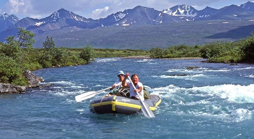 Mulchatna River, Alaska as photographed by the Bureau of Outdoor Recreation