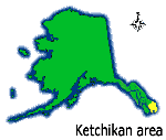 map of Ketchikan, Alaska