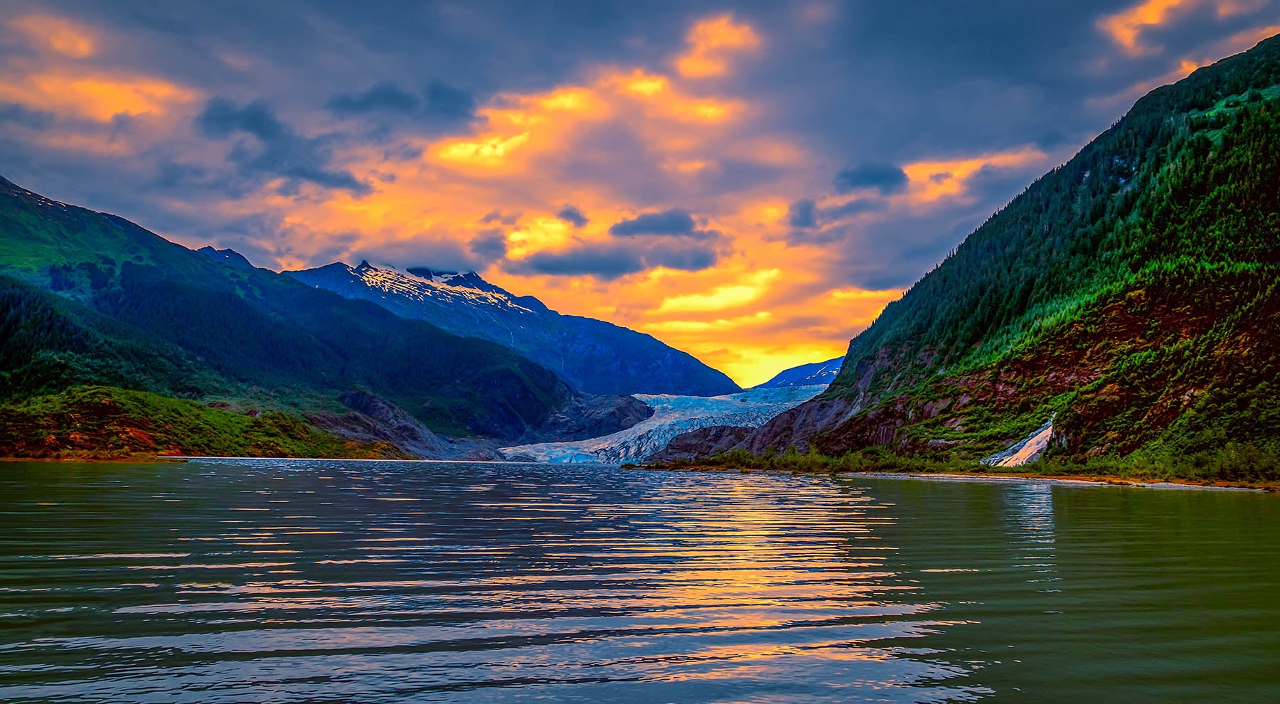 Southeast Alaska, Mendenhall Glacier 