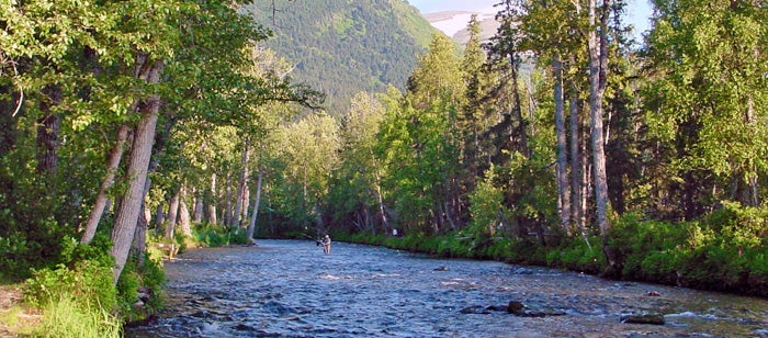 Fishing in Alaska's Russian River