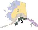Alaska Game Management Region 2 map