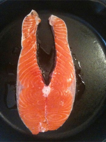 salmon steak