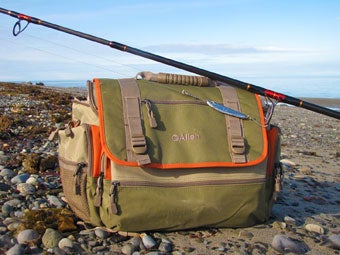 Allen gear bag on the beaches of Cook Inlet, Alaska