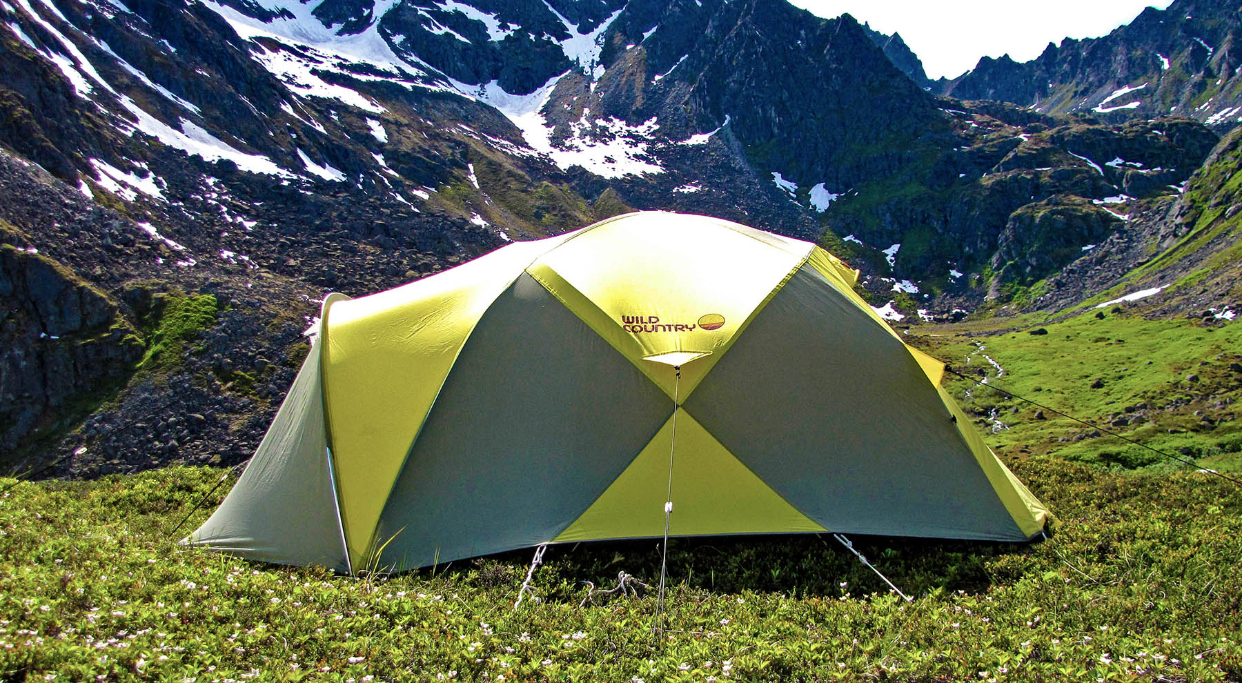 Terra Nova tent in the mountains of Alaska
