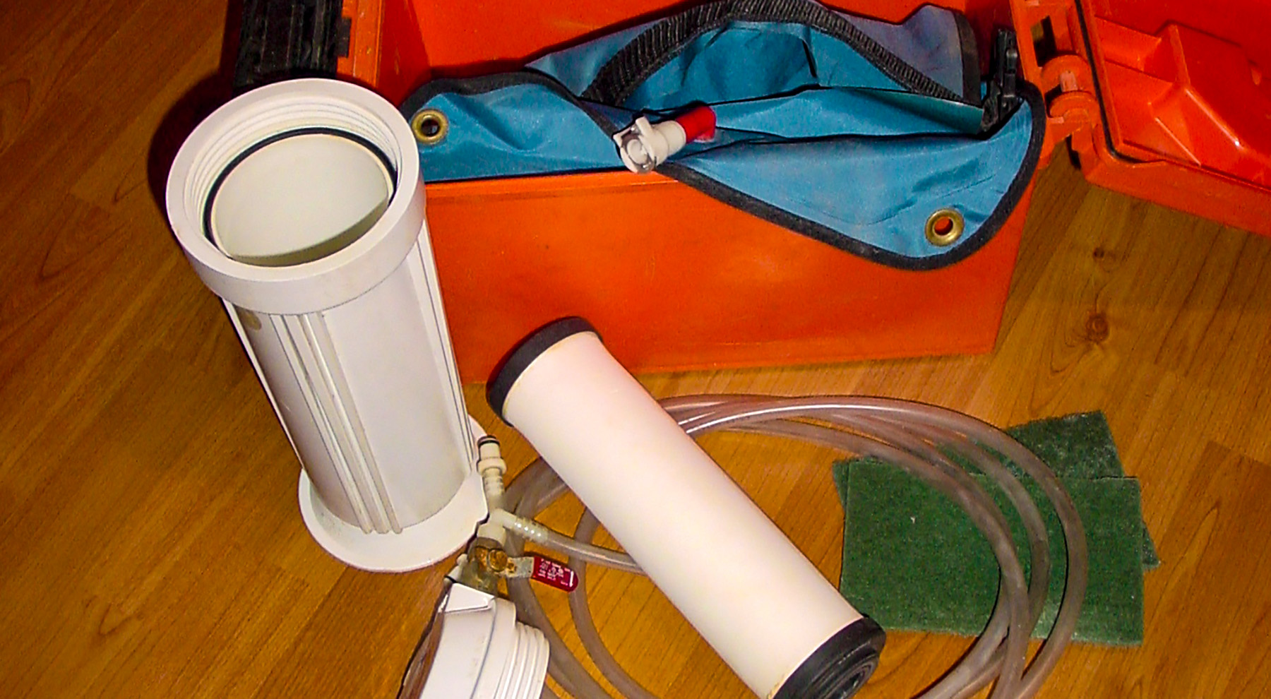 RAFT bulk water filtration system for remote expeditions