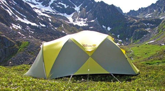 Remote camping in Alaska